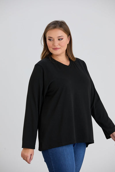 Bluza marime mare cu spate atractiv cu paiete