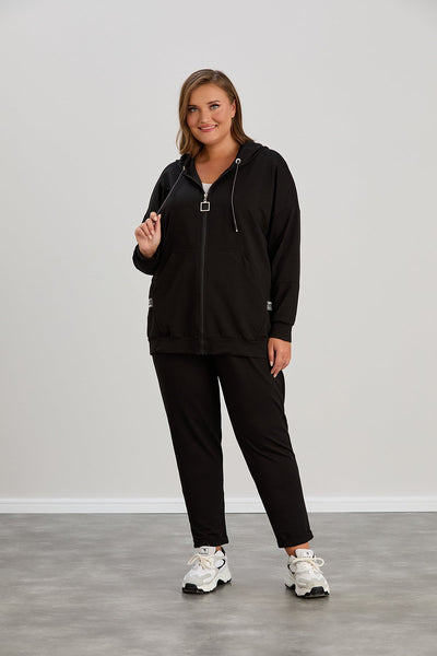 Trening modern marime mare cu banda elastica cu litere