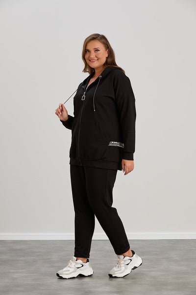 Trening modern marime mare cu banda elastica cu litere