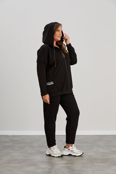 Trening modern marime mare cu banda elastica cu litere