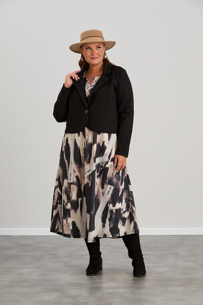 Sacou scurt elegant marime mare