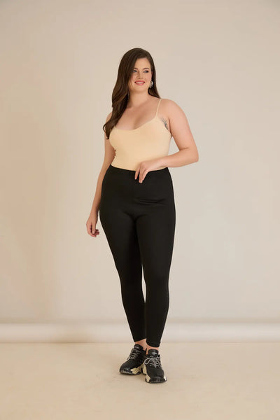 Colanți groși mărimi mari din bumbac cu pietricele, până la 180 cm. șold – varianta 1
