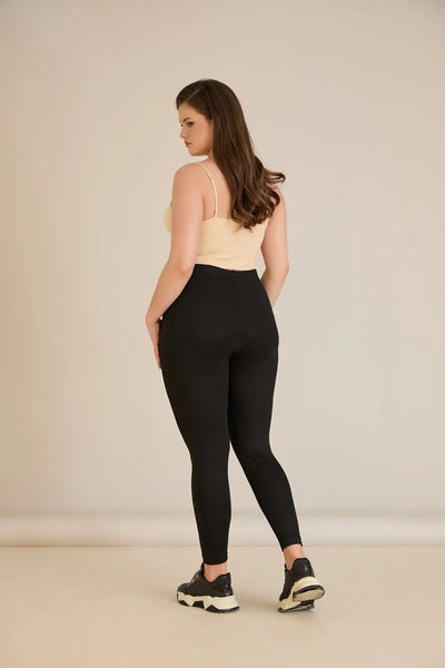 Colanți groși mărimi mari din bumbac cu pietricele, până la 180 cm. șold – varianta 1