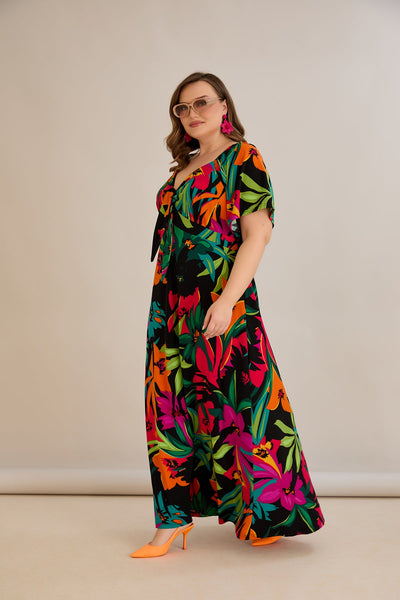 Rochie de vara marime mare Euforie colorata