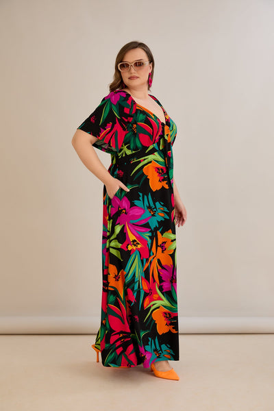Rochie de vara marime mare Euforie colorata