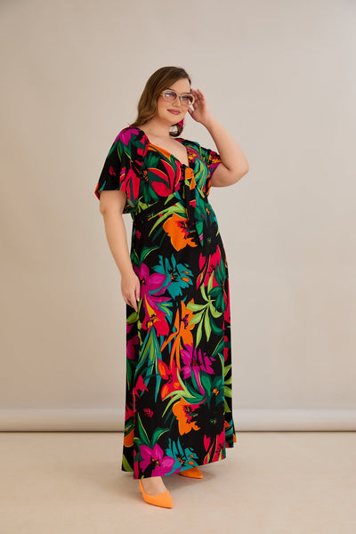 Rochie de vara marime mare Euforie colorata