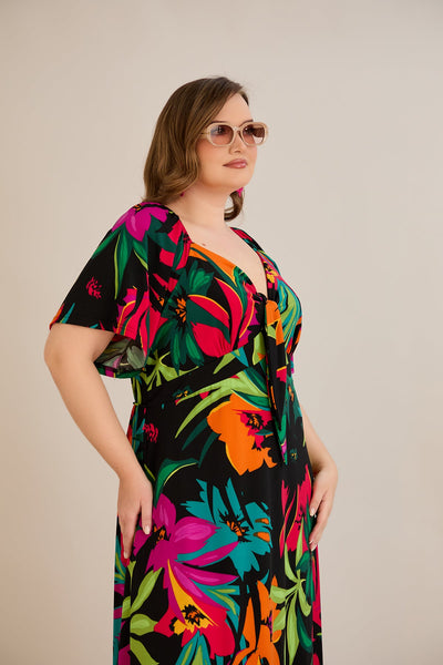 Rochie de vara marime mare Euforie colorata