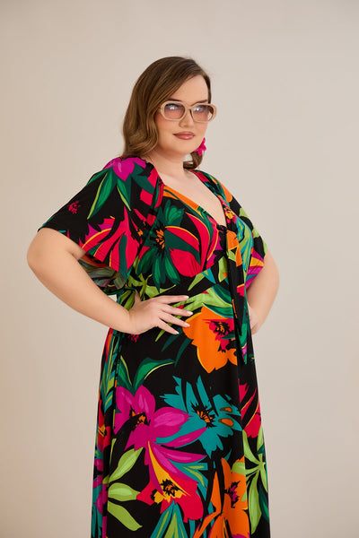Rochie de vara marime mare Euforie colorata