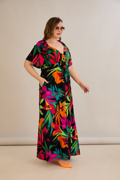 Rochie de vara marime mare Euforie colorata
