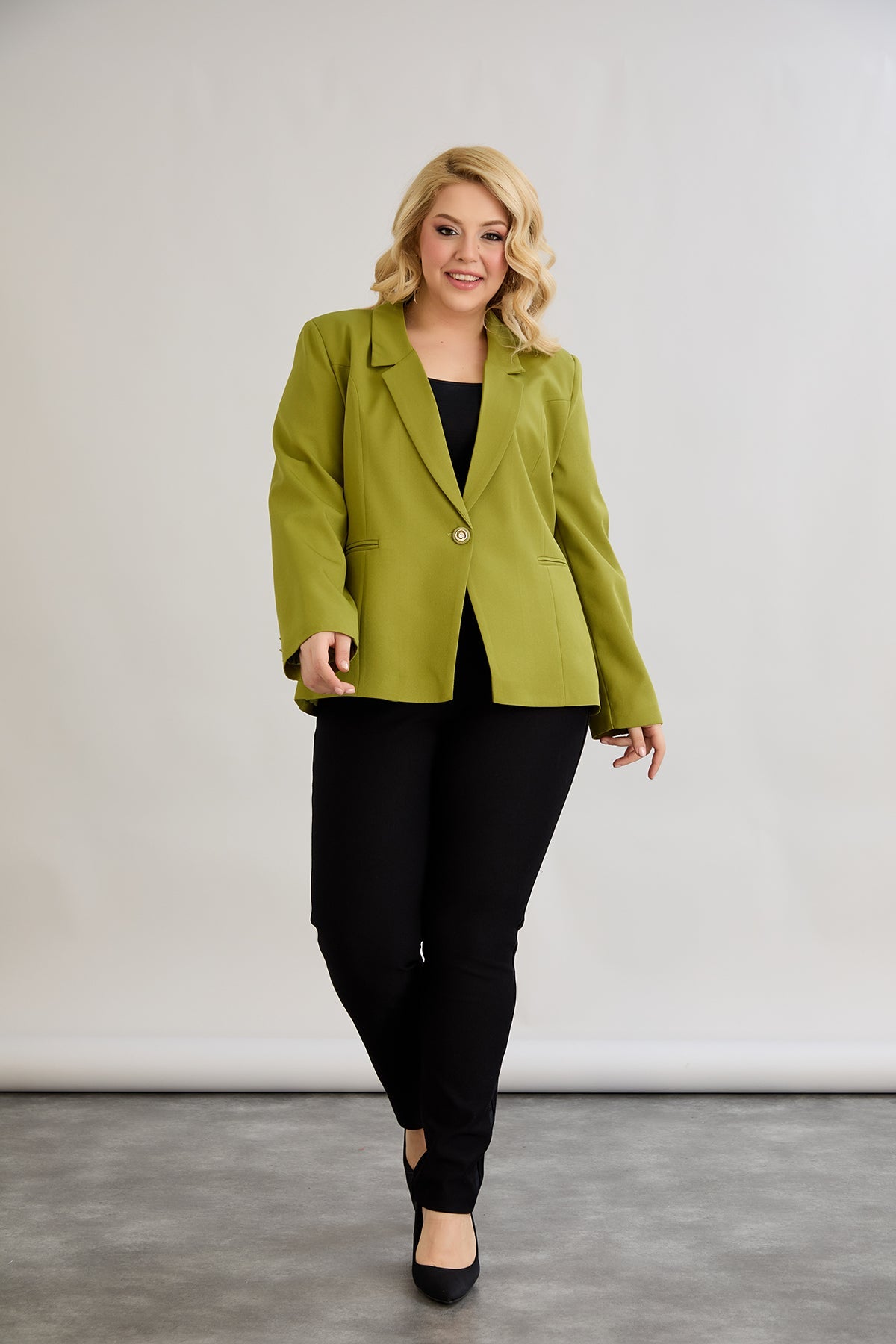 Sacou elegant si modern cu captuseala - fistic