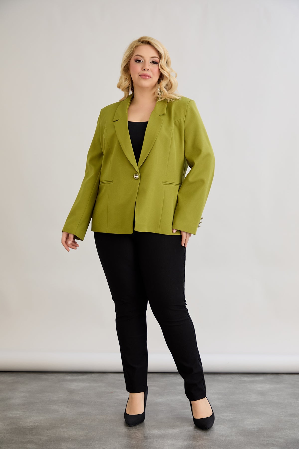 Sacou elegant si modern cu captuseala - fistic