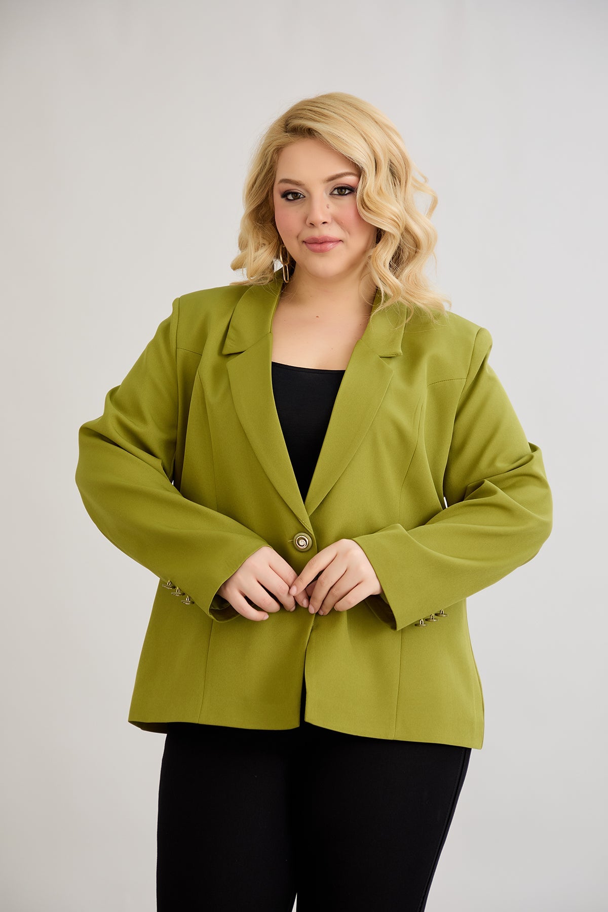 Sacou elegant si modern cu captuseala - fistic