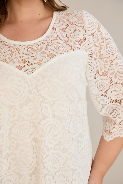Rochie marime mare de mireasa lunga din dantela linie A