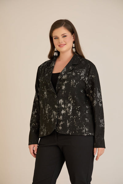 Sacou marime mare elegant cu print deosebit