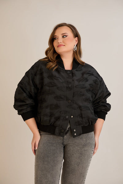 Jacheta marime mare de toamna tip bomber Oversize