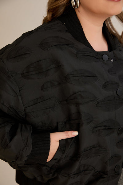 Jacheta marime mare de toamna tip bomber Oversize