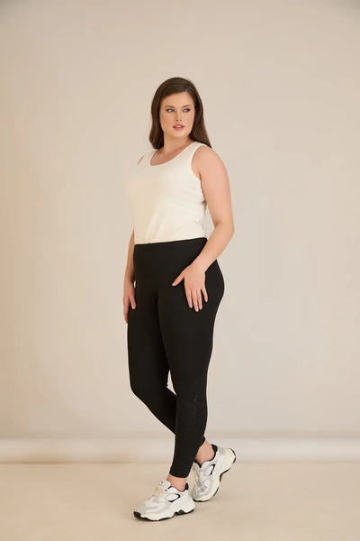 Colanți groși mărimi mari din bumbac cu pietricele, până la 180 cm. șold – varianta 2
