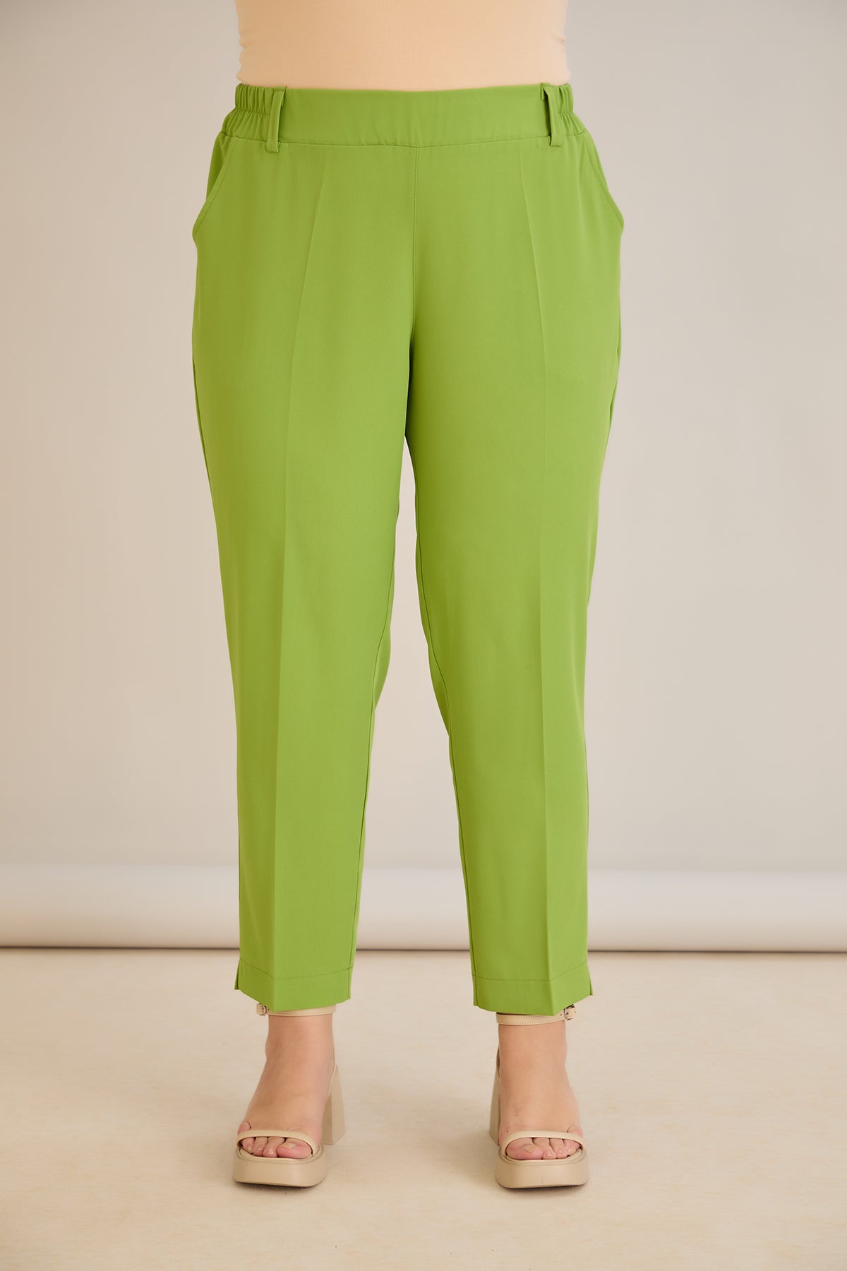 Pantaloni marimi mari elastici de vara - mar