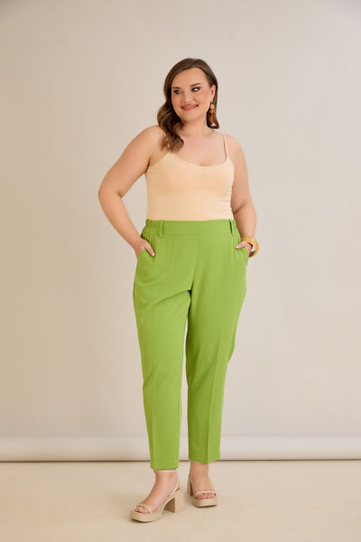 Pantaloni marimi mari elastici de vara - mar