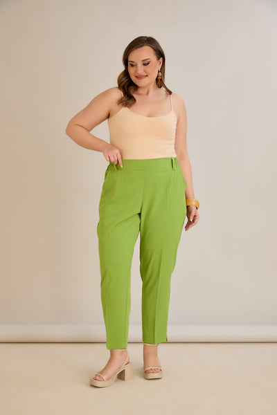 Pantaloni marimi mari elastici de vara - mar