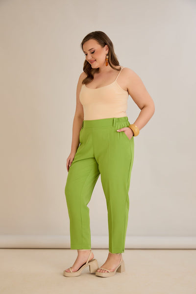Pantaloni marimi mari elastici de vara - mar