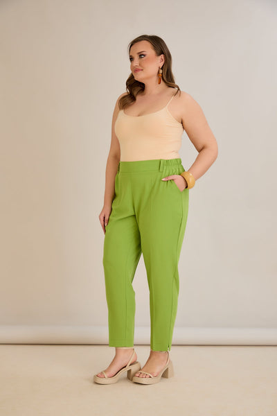 Pantaloni marimi mari elastici de vara - mar
