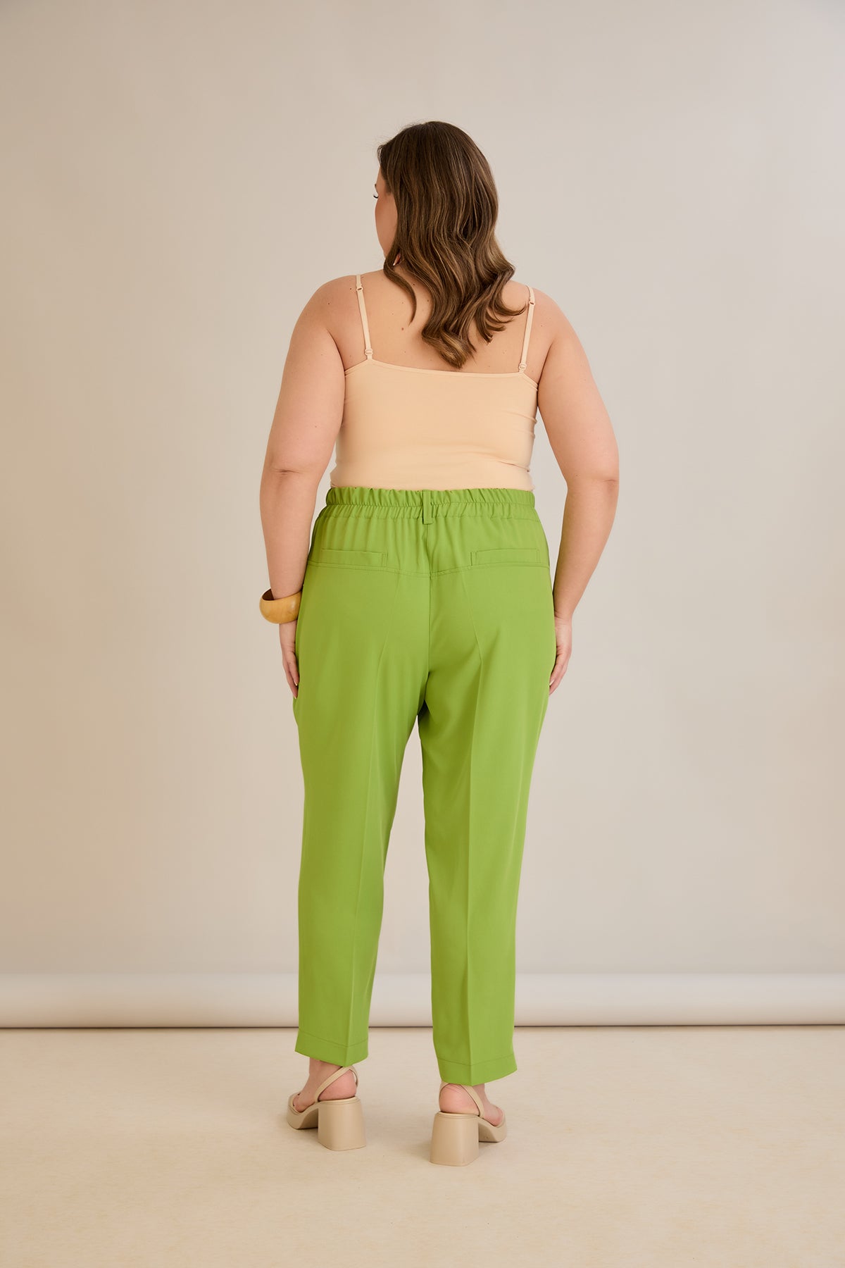 Pantaloni marimi mari elastici de vara - mar