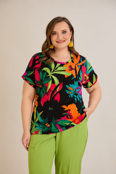 Bluza de vara marime mare Euforie colorata