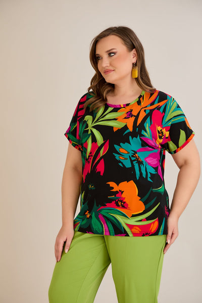 Bluza de vara marime mare Euforie colorata