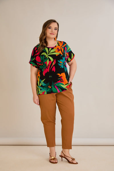 Bluza de vara marime mare Euforie colorata