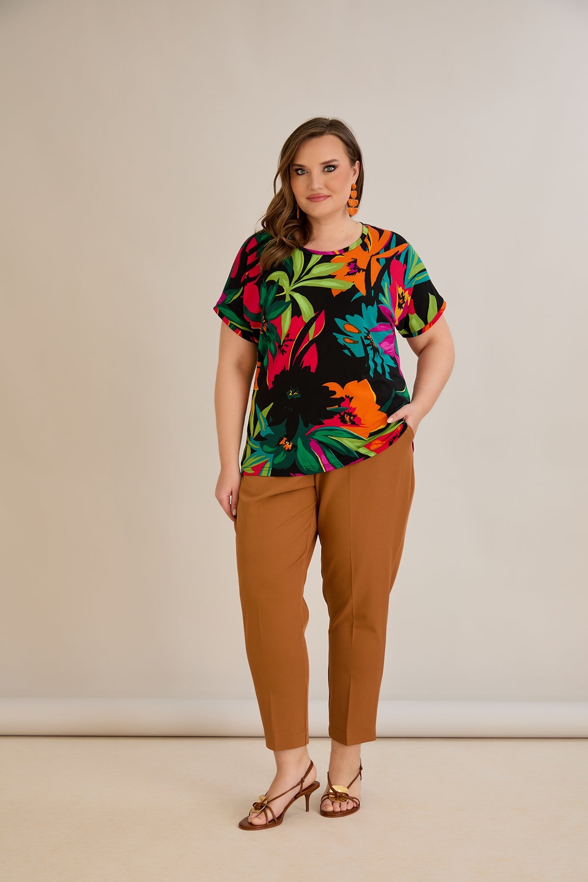 Bluza de vara marime mare Euforie colorata