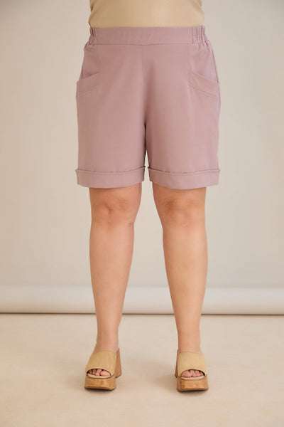Pantaloni scurti marimi mari - roz