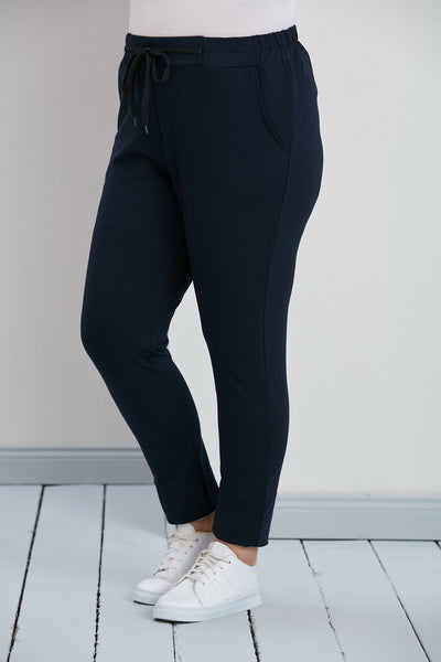 Pantalon sport marime mare Daily -albastru inchis