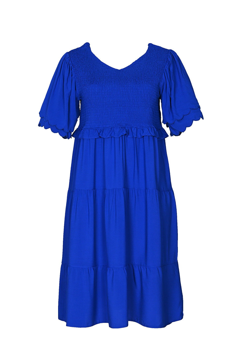 Rochie atractiva de vara marime mare - albastru