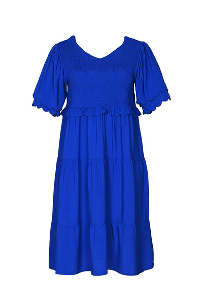 Rochie atractiva de vara marime mare - albastru