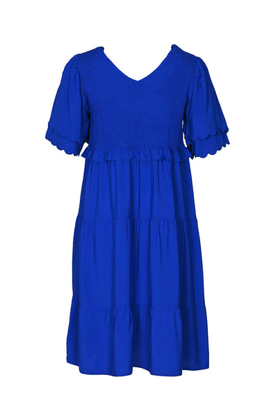 Rochie atractiva de vara marime mare - albastru