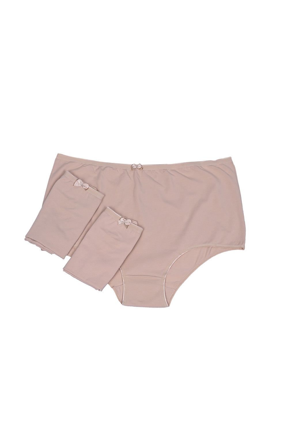 Chiloti marimi mare din bumbac 3 buc. - model adanc 8807