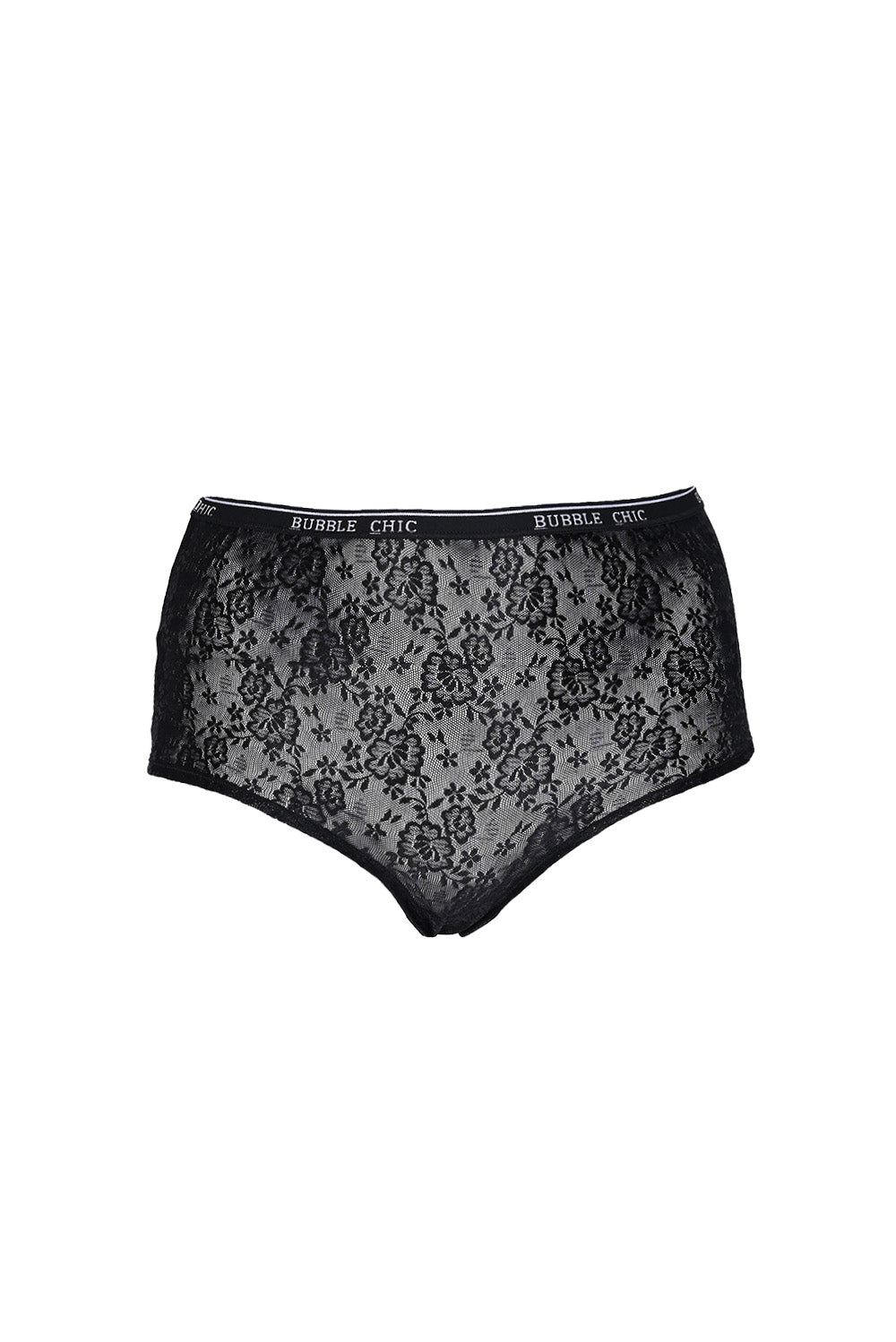 Bikini marimi mari de lux din dantela - negru