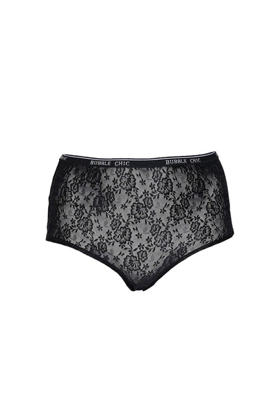 Bikini marimi mari de lux din dantela - negru