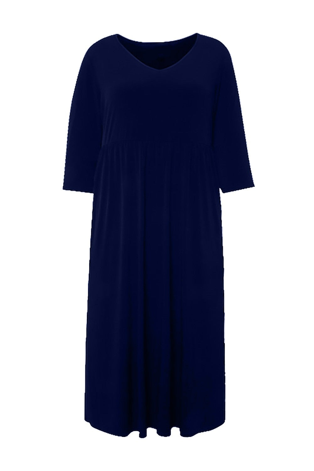 Rochie marime mare din vascoza elastica pana la 200 cm. sold - albastru inchis