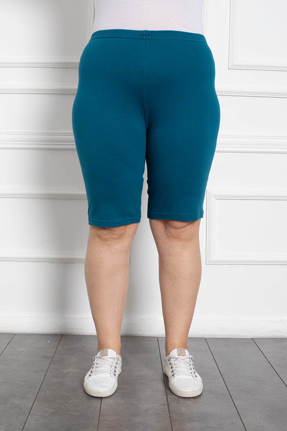 Colant marime mare scurt din bumbac cu sold pana la 160 cm. - turcoaz