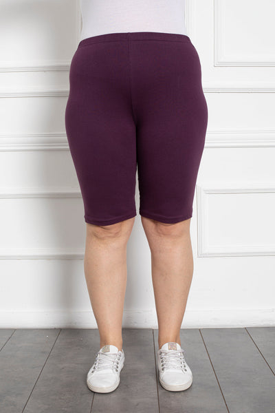 Colant marime mare scurt din bumbac cu sold pana la 160 cm. - liliac