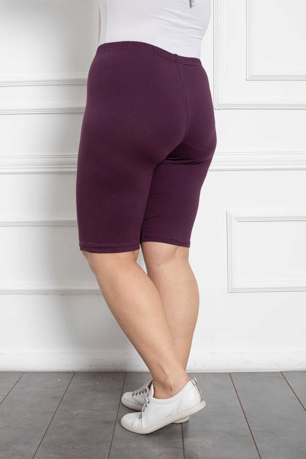 Colant marime mare scurt din bumbac cu sold pana la 160 cm. - liliac