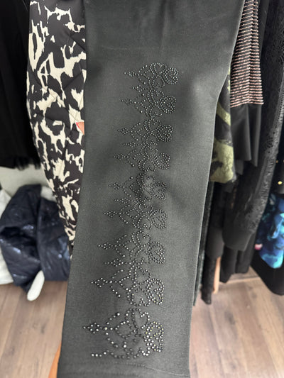 Colanți groși mărimi mari din bumbac cu pietricele, până la 180 cm. șold – varianta 2