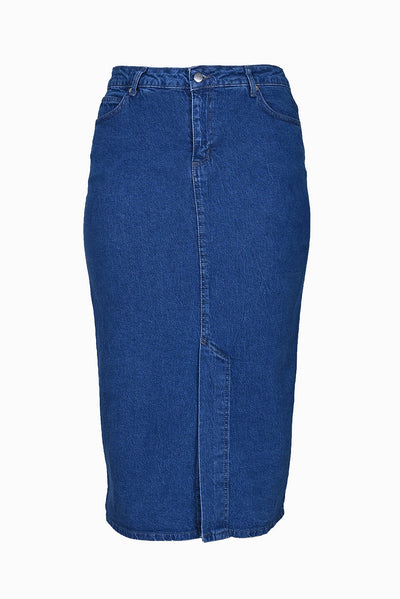 Fusta din denim marime mare - denim