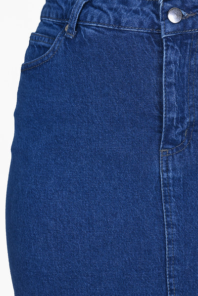 Fusta din denim marime mare - denim