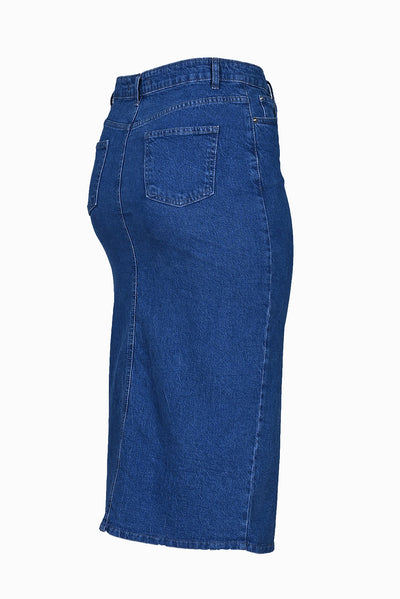 Fusta din denim marime mare - denim