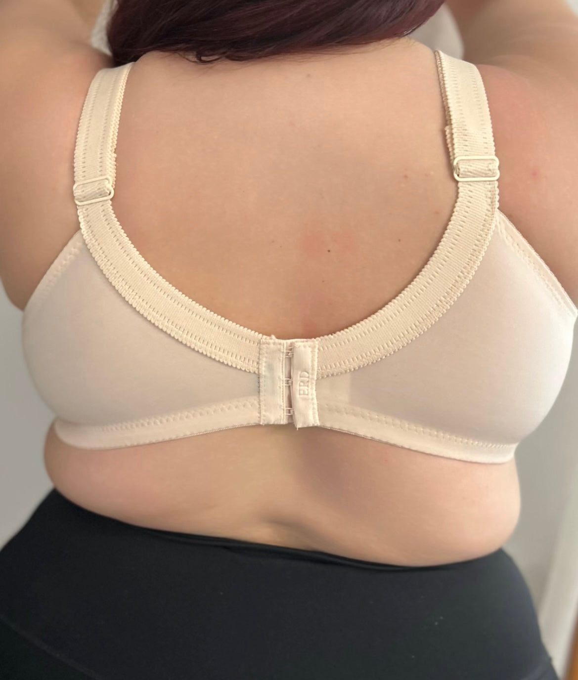 Sutien marime mare cu dantela cupa moale fara sarma 906 - bej