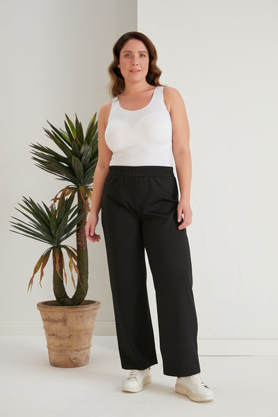 Pantalon larg marime mare Mona
