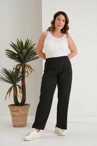 Pantalon larg marime mare Mona